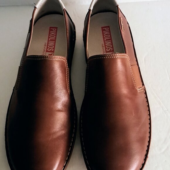 PIKOLINOS Brown Leather Slip-On Loafers Mens US 10 EU 43 main image 6